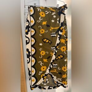 Zara Wrap Skirt in Fun Pattern